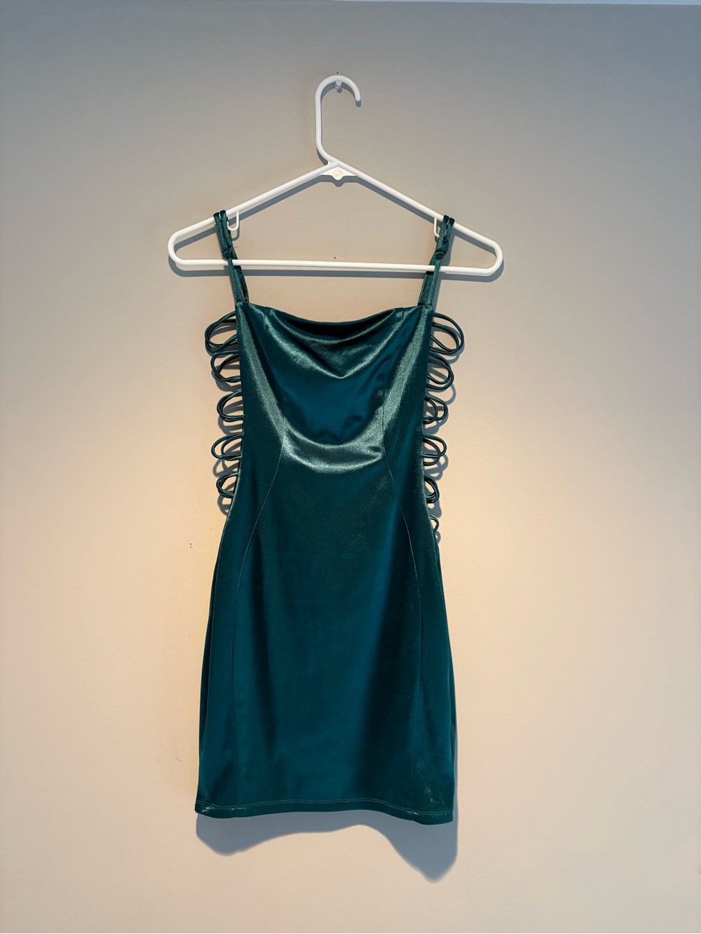 DNA Satin Slip Dress with Open Sides